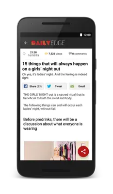 DailyEdge.ie android App screenshot 5